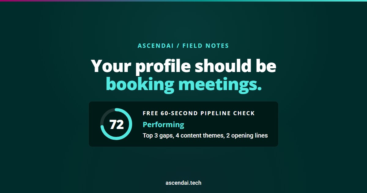 Pipeline Check score card showing 72 out of 100, Performing