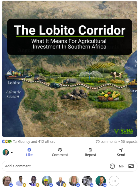 Justin Du Toit's viral Lobito Corridor LinkedIn post